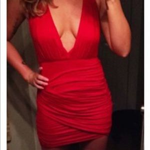 Sexy red dress